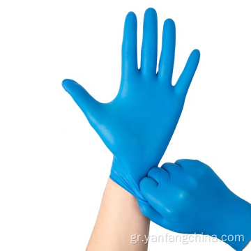 Χωρίς σκόνη πιστοποιημένη με γάντια νιτρίλια εξετάσεων CE